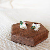 Dewleaf Earrings Front