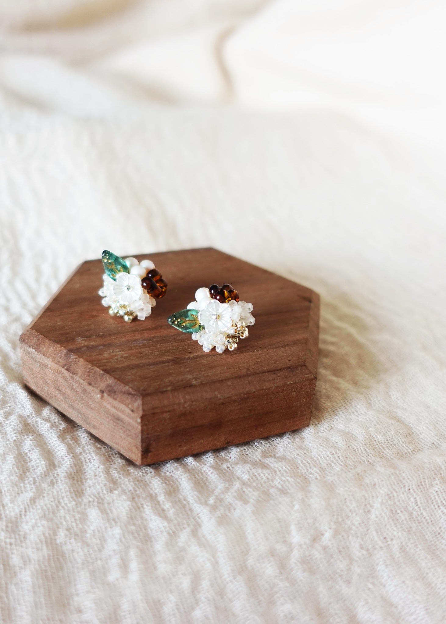 Dewleaf Earrings Right