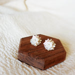 Dianelle Earrings in Pink Front