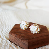 Dianelle Earrings in Pink Side