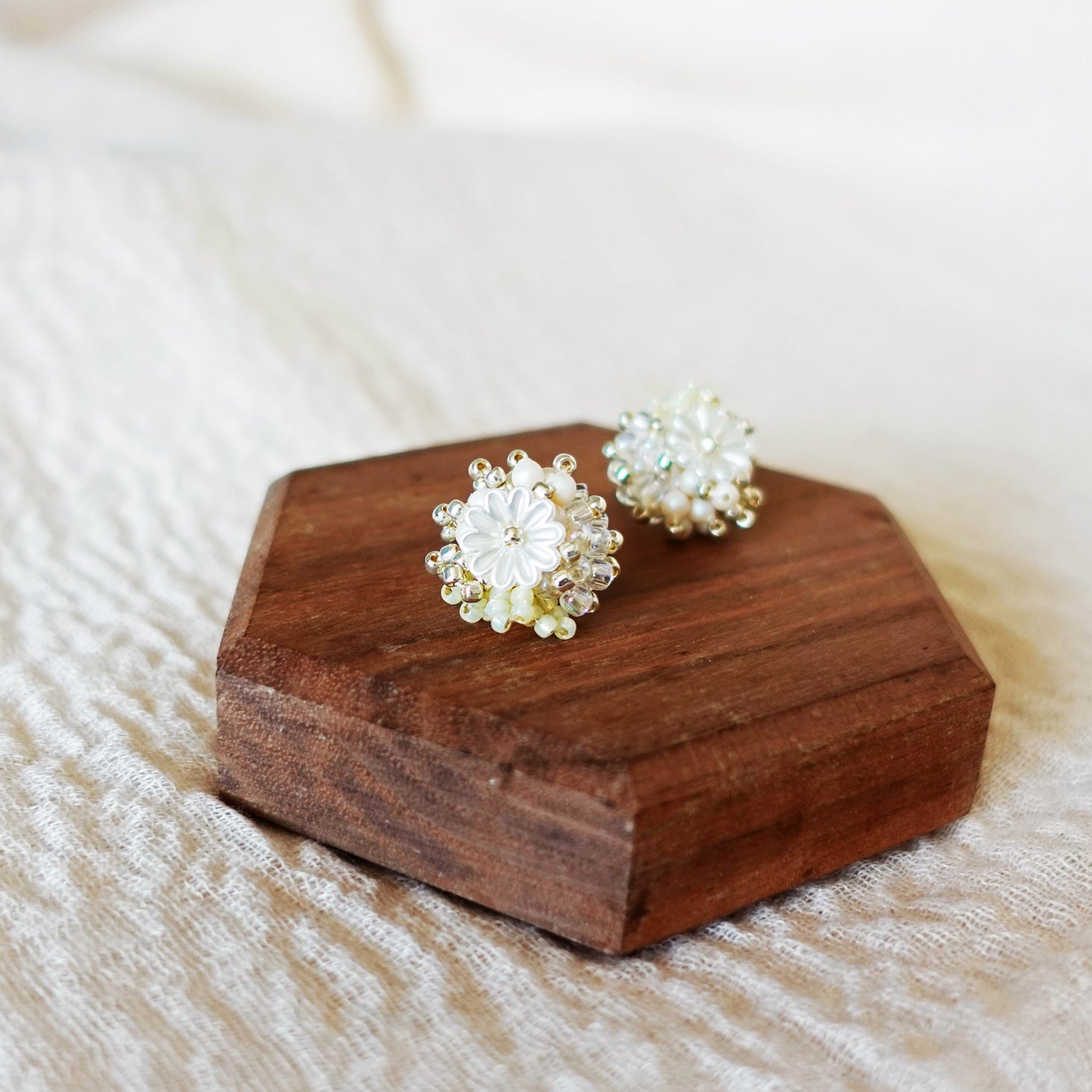 Dianelle Earrings in Yellow Front