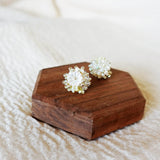 Dianelle Earrings in Yellow Front