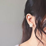 Dianelle Earrings in Yellow Model