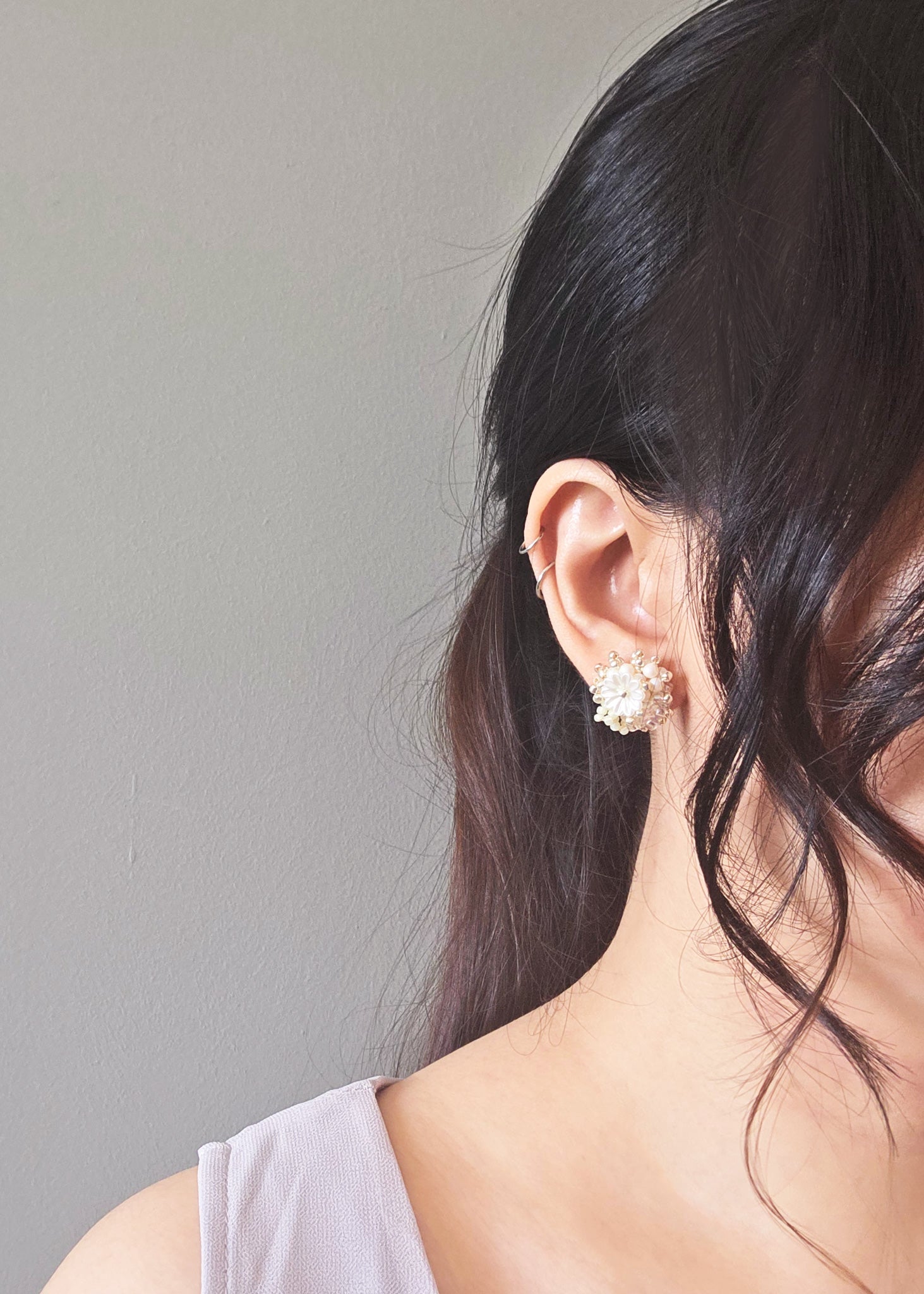 Dianelle Earrings in Yellow Model