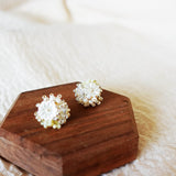 Dianelle Earrings in Yellow Side