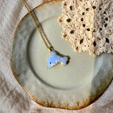 Dolphin necklace left