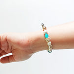 Elowen Bracelet in Ocean Green Hand 3