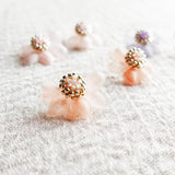 Ethereal Stud Earrings in Orange Group