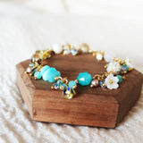 Faerie Bloom Bracelet in Ocean Blue Amazonite