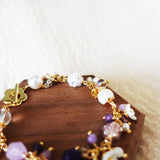 Faerie Bloom Bracelet in Purple Charm