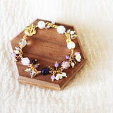 Faerie Bloom Bracelet in Purple Top
