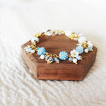 Faerie Bloom Bracelet in Sky Blue Charm