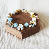 Faerie Bloom Bracelet in Sky Blue Front