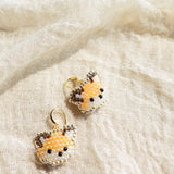 Fox Drop Earrings Side
