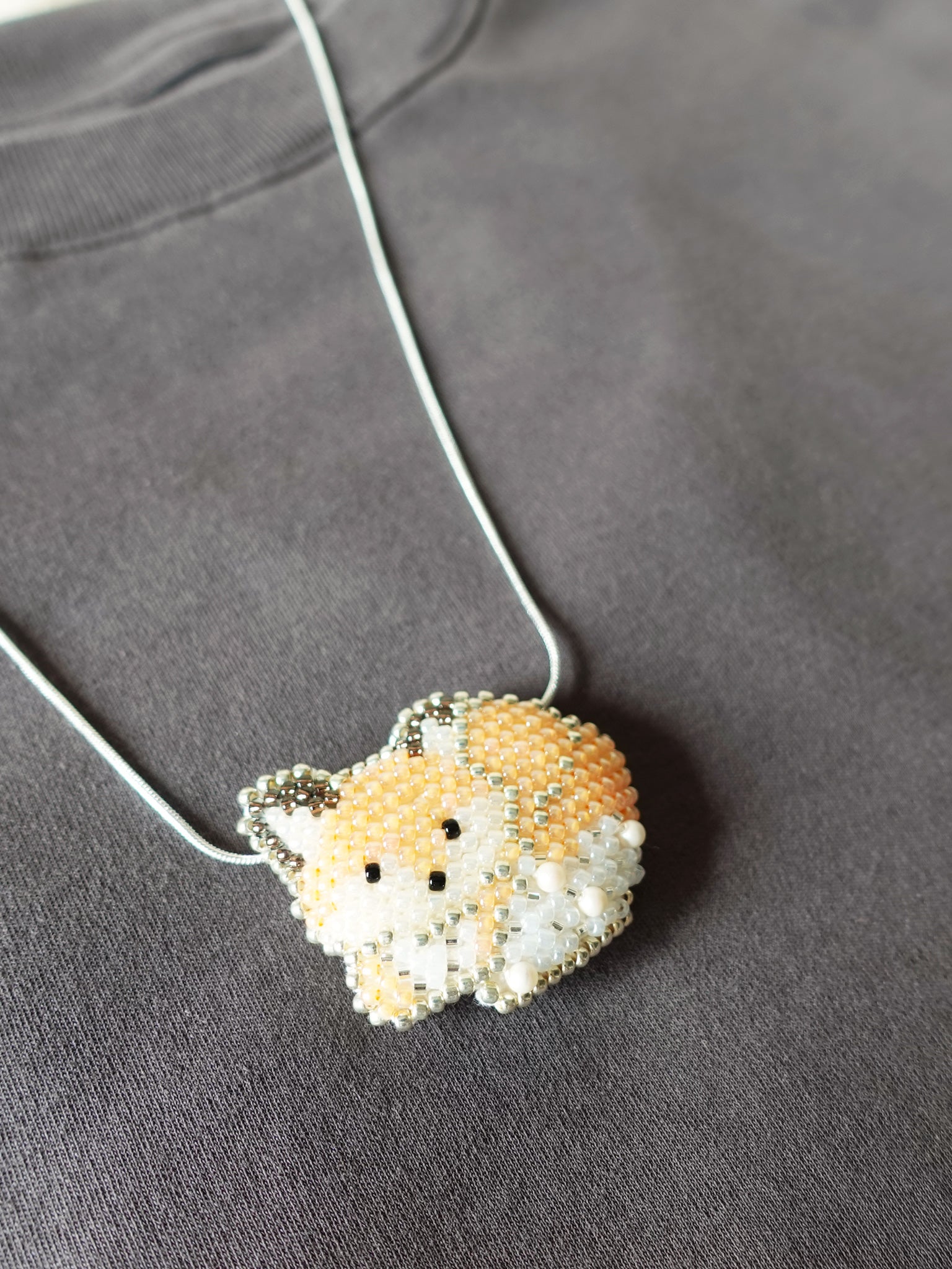 Fox Loaf Necklace Shirt Side