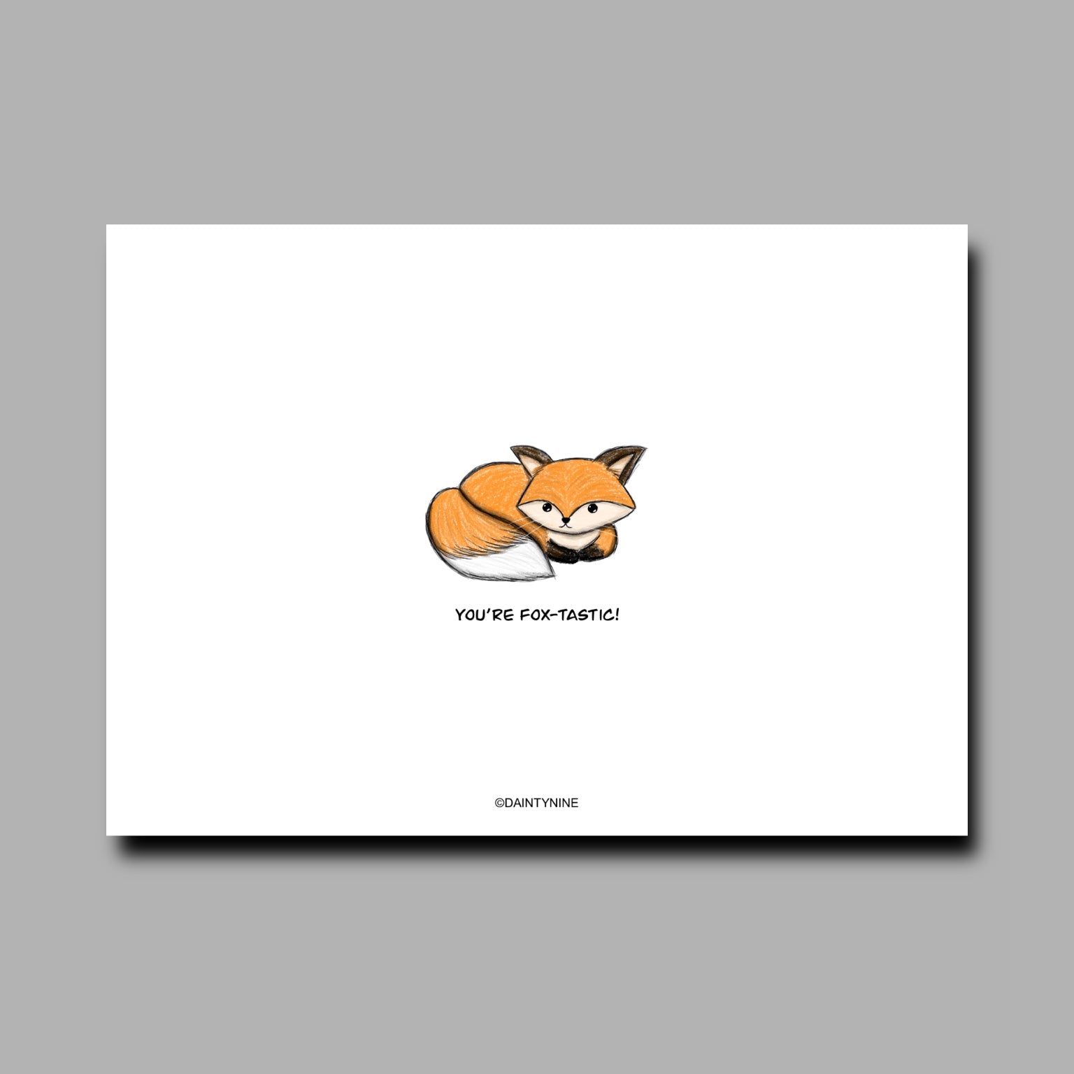 Foxtastic Greeting Card