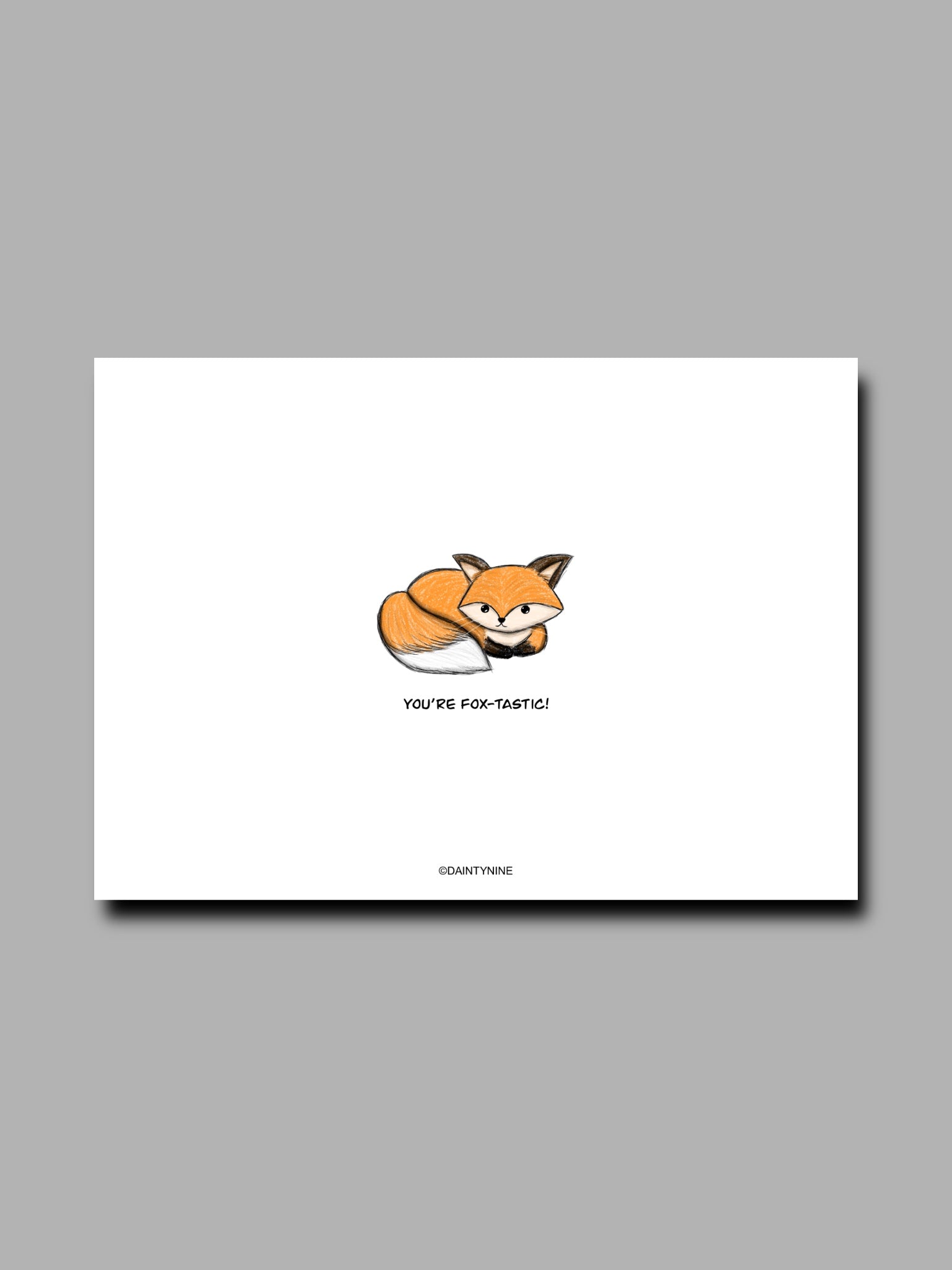 Foxtastic Greeting Card