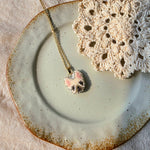 French bulldog necklace left angle