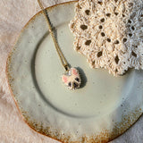 French bulldog necklace left angle