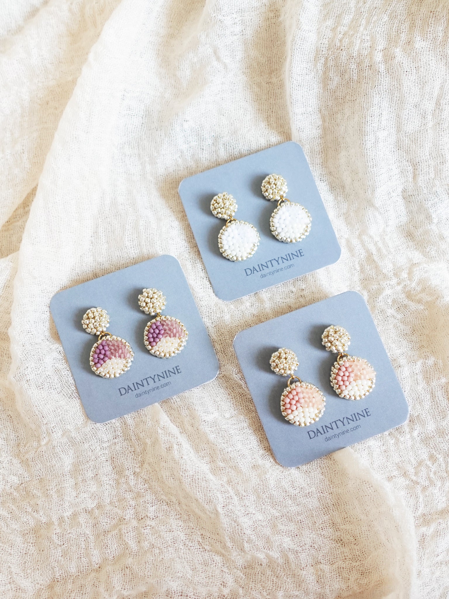 Goldie Drop Earrings Card Group