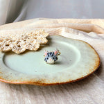 Grey tabby cat ring front