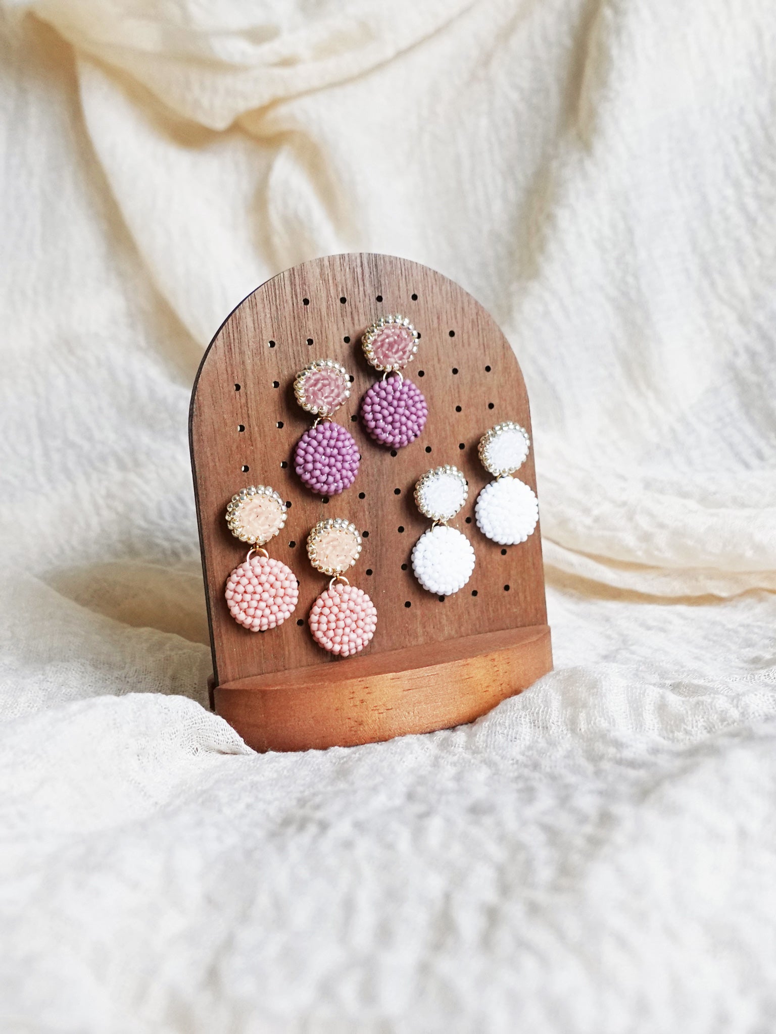 Josie Drop Earrings Display Front