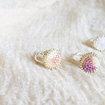 Kaylee Ring in Blush Pink Left