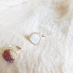 Kaylee Ring in Cloud White Right