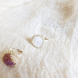 Kaylee Ring in Cloud White Right