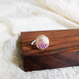 Kaylee Ring in Mauve Purple Display