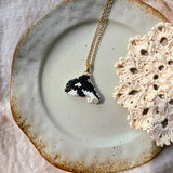 Killer whale orca necklace right
