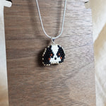 King Charles Spaniel Necklace in Tricolor Display Left