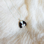 King Charles Spaniel Necklace in Tricolor Left
