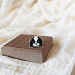 King Charles Spaniel Ring in Tricolor Display Front