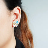 Liriel Apatite Earrings Model