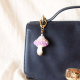Magical Mushroom Charm in Purple Bag