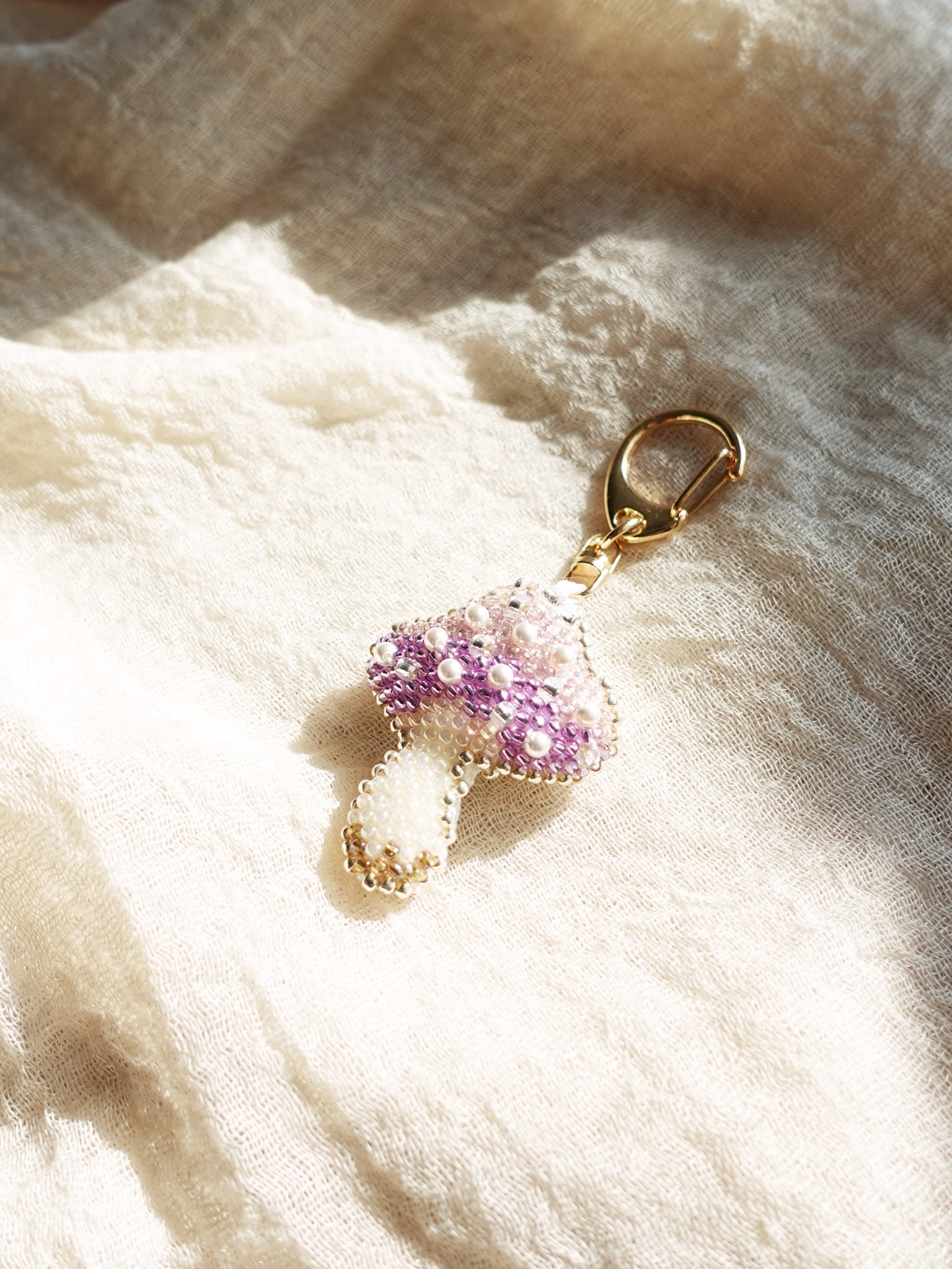 Magical Mushroom Charm in Purple Right