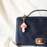 Magical Mushroom Charm in Red Bag