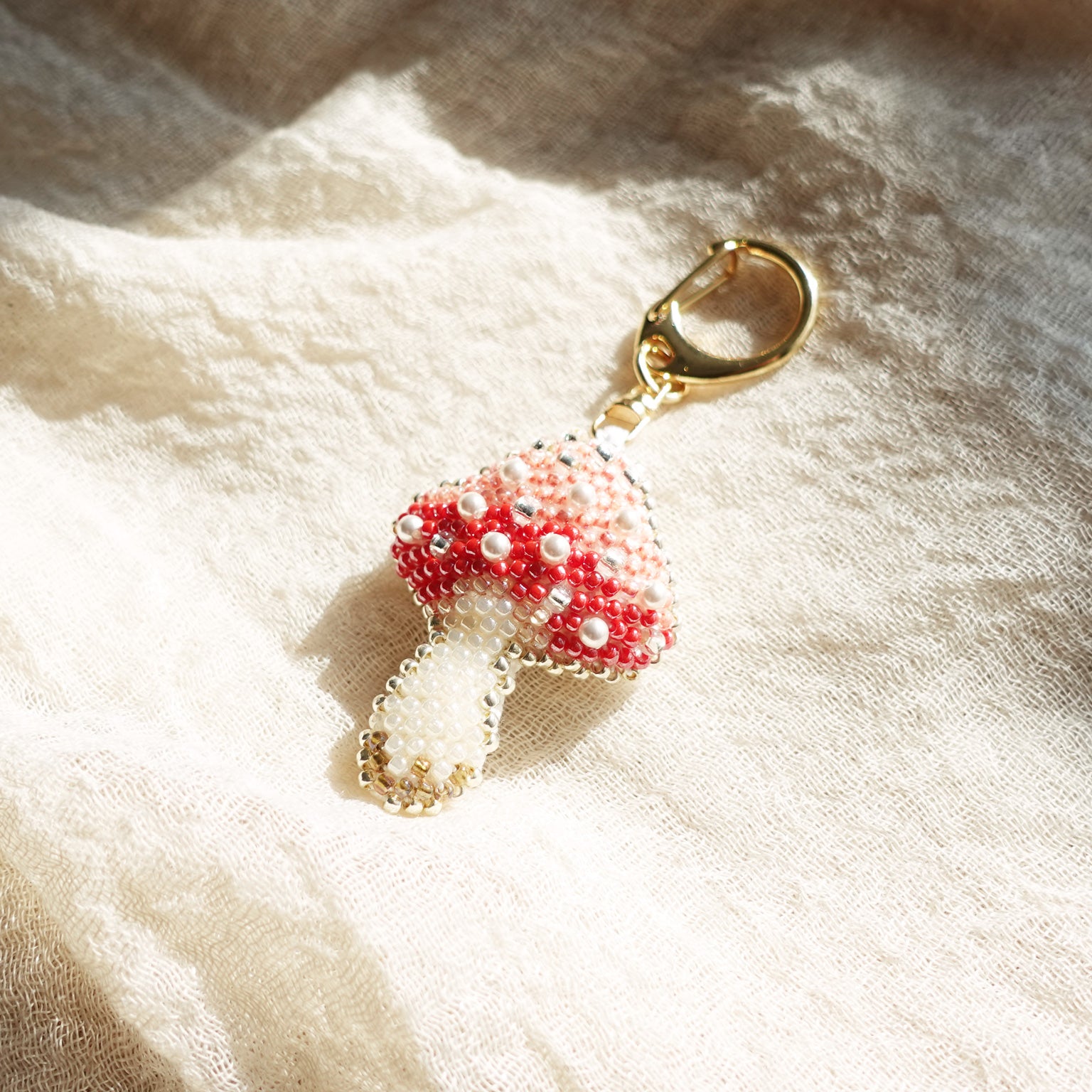 Magical Mushroom Charm in Red Right