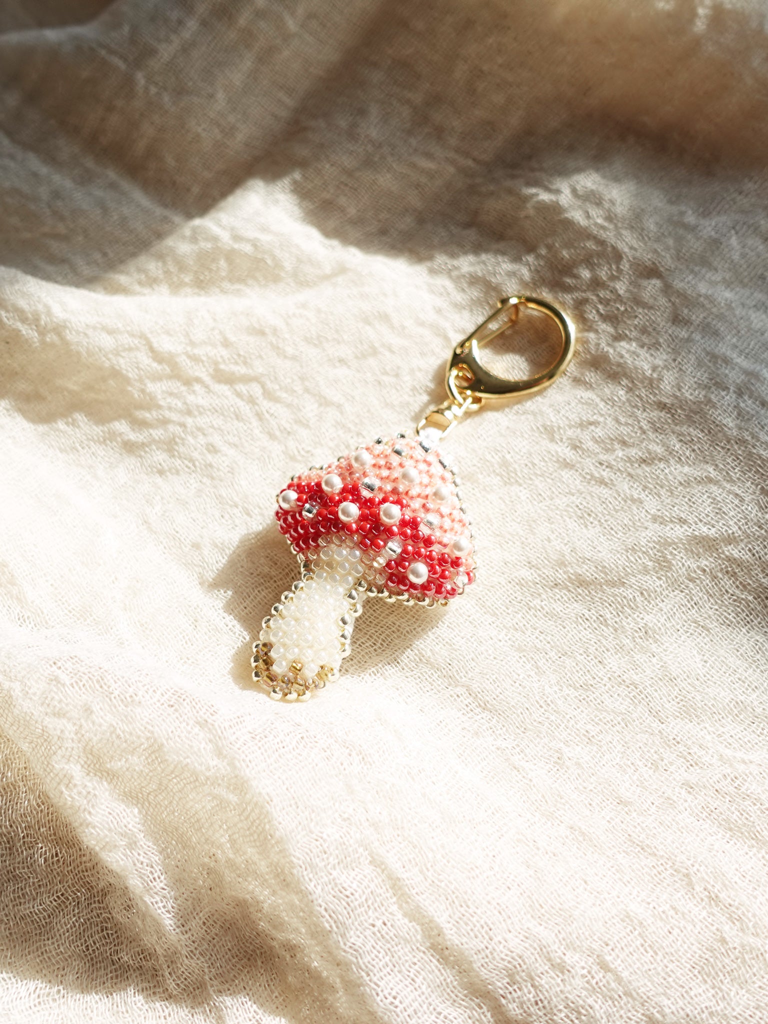 Magical Mushroom Charm in Red Right