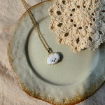 Maltese necklace left angle
