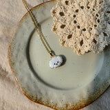 Maltese necklace left angle