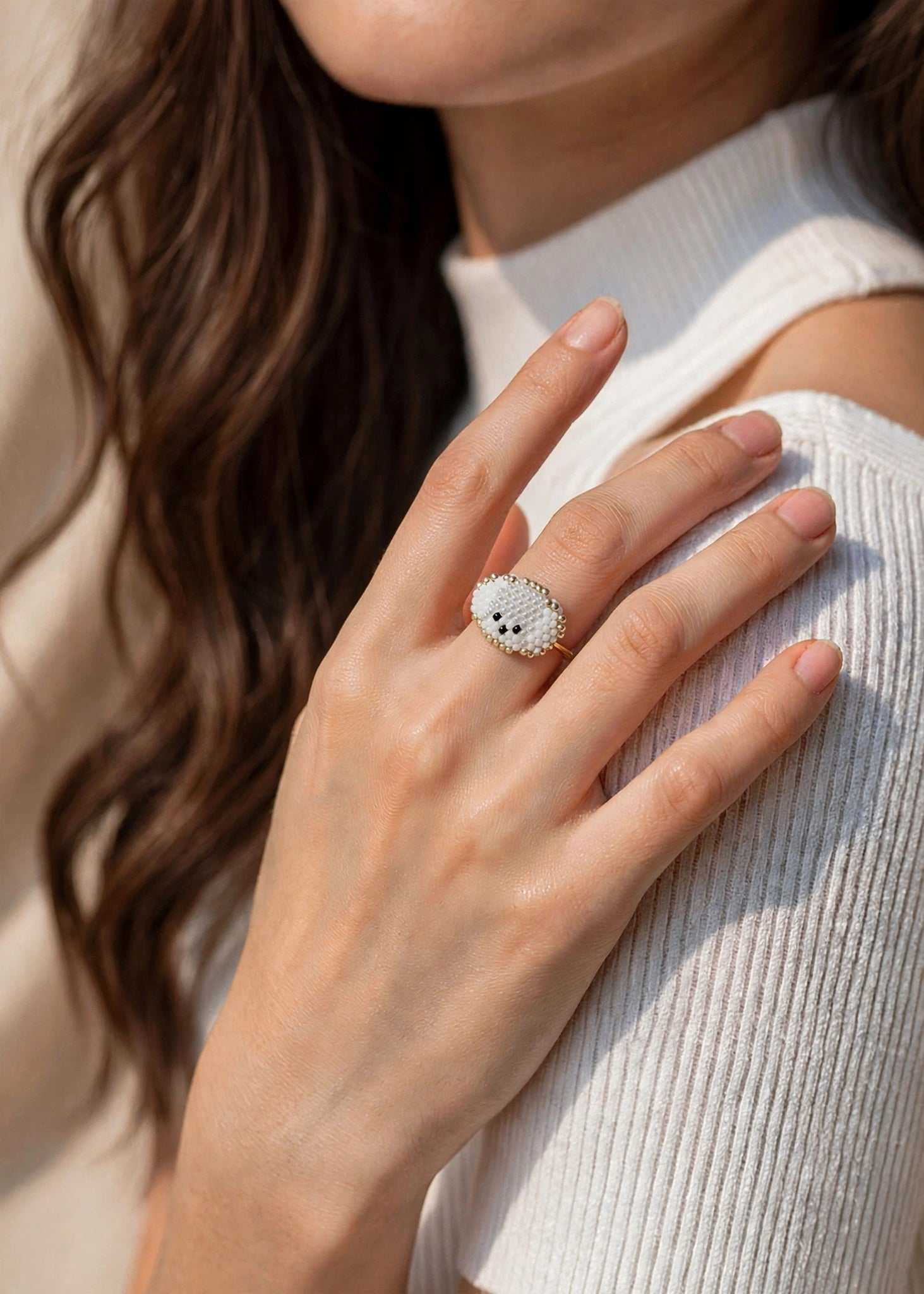Maltese ring on model