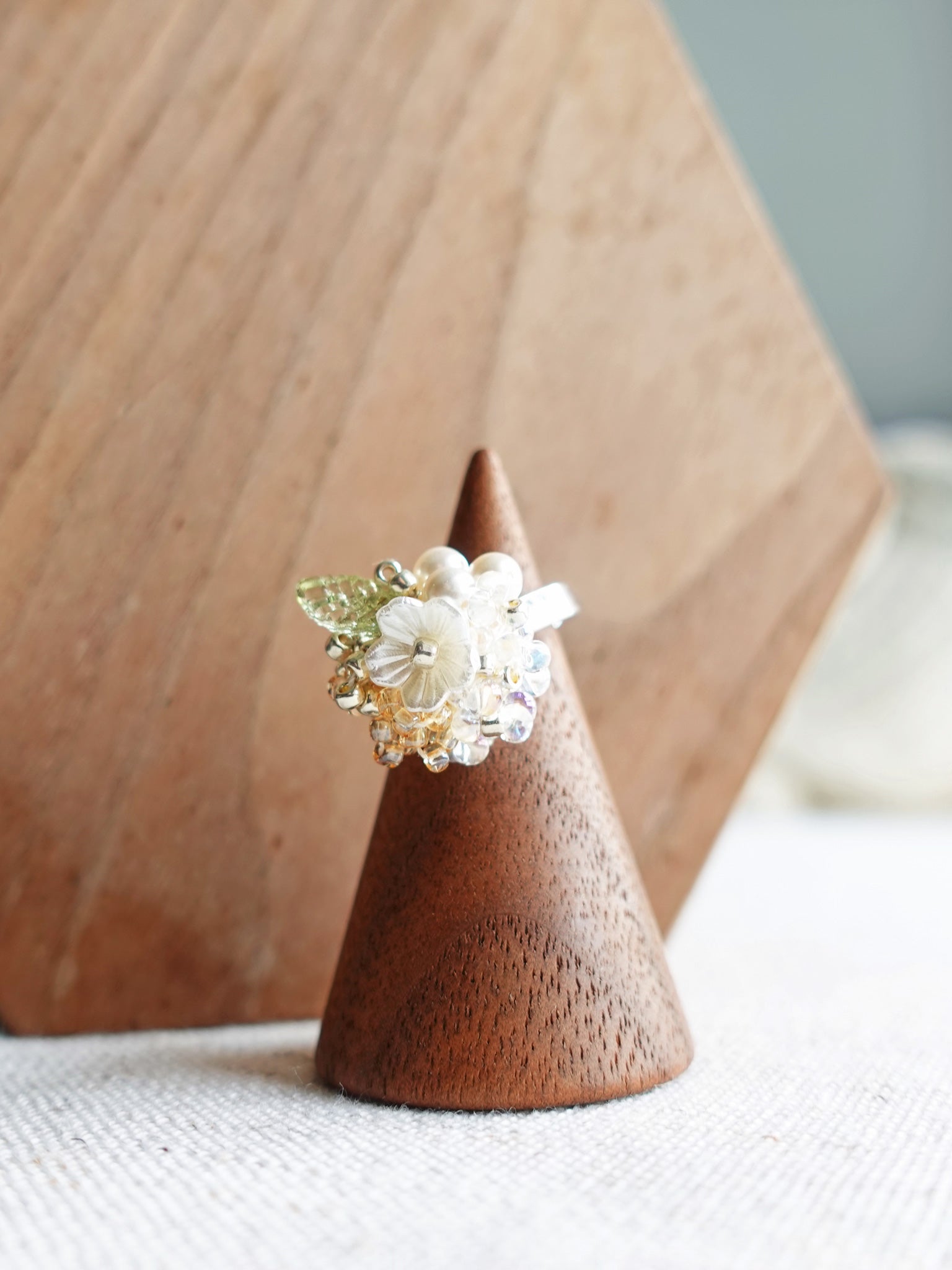 Marigold Ring in Champagne Front