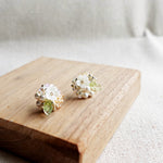 Marigold Stud Earrings in Champagne Display