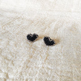 Midnight Amour Stud Earrings Right