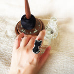 Midnight Cat Ring Hand 1