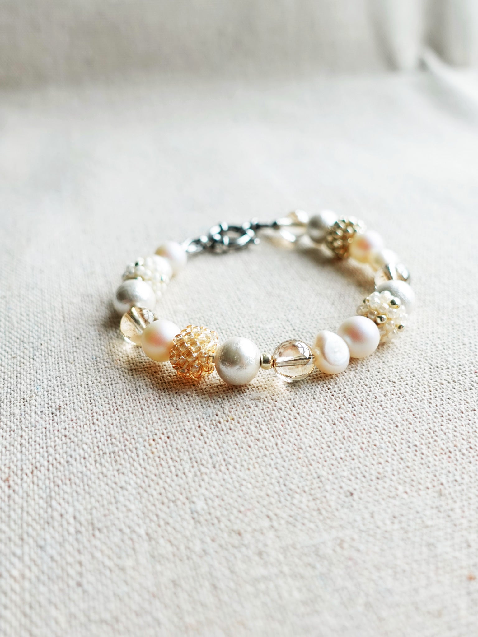 Moon Bracelet in Ivory Orb