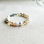 Moon Bracelet in White Orb