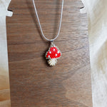 Mushroom Necklace Display Front